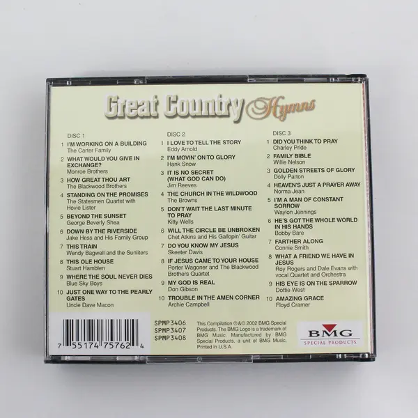 Great Country Hymns by Various CD, 2004