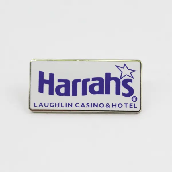 Harrah's Casino Souvenir Laughlin Hotel Enamel Pin