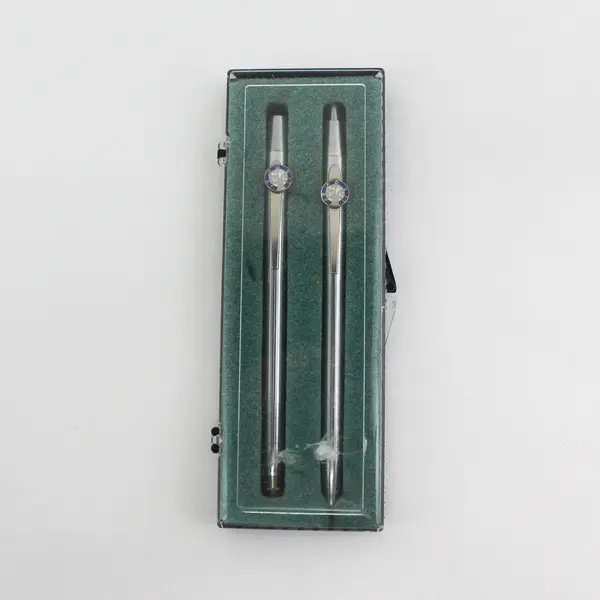 B.P.O.E. Club Chrome Pen & Pencil Set In Original Case