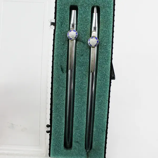 B.P.O.E. Club Chrome Pen & Pencil Set In Original Case
