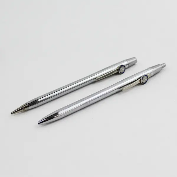B.P.O.E. Club Chrome Pen & Pencil Set In Original Case