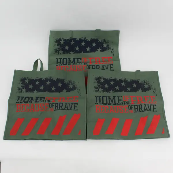 3 Home of The Free Because Of The Brave Reusable Shopping Bag Tunnel to Towers