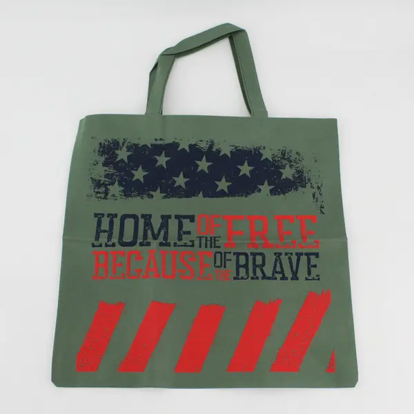 3 Home of The Free Because Of The Brave Reusable Shopping Bag Tunnel to Towers