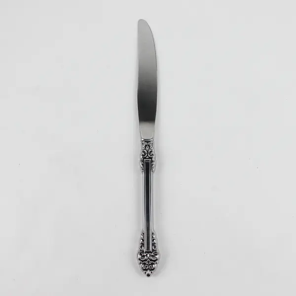 Oneida Silver Rembrandt Pattern Stainless Heirloom Dinner Knife 9" Good