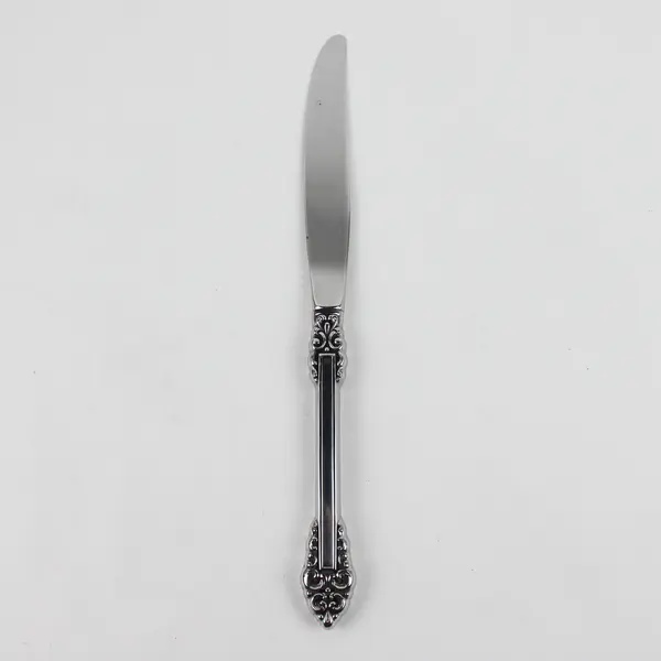 Oneida Silver Rembrandt Pattern Stainless Heirloom Dinner Knife 9" Good
