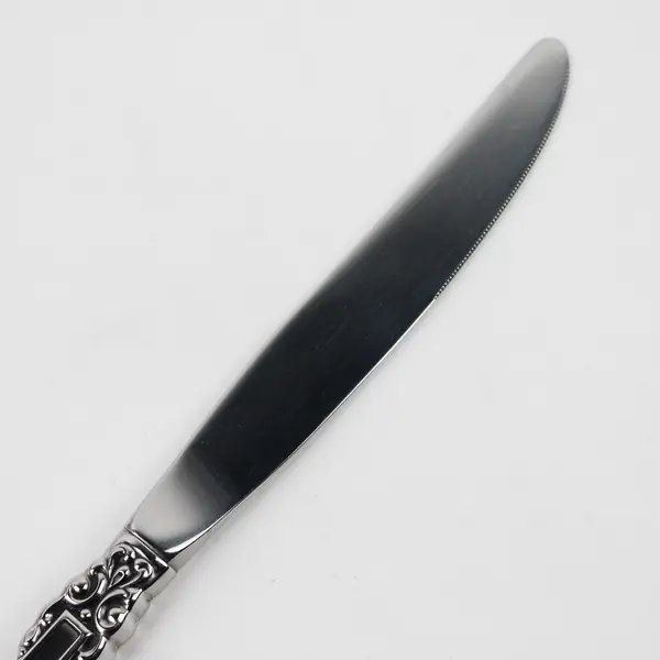 Oneida Silver Rembrandt Pattern Stainless Heirloom Dinner Knife 9" Good