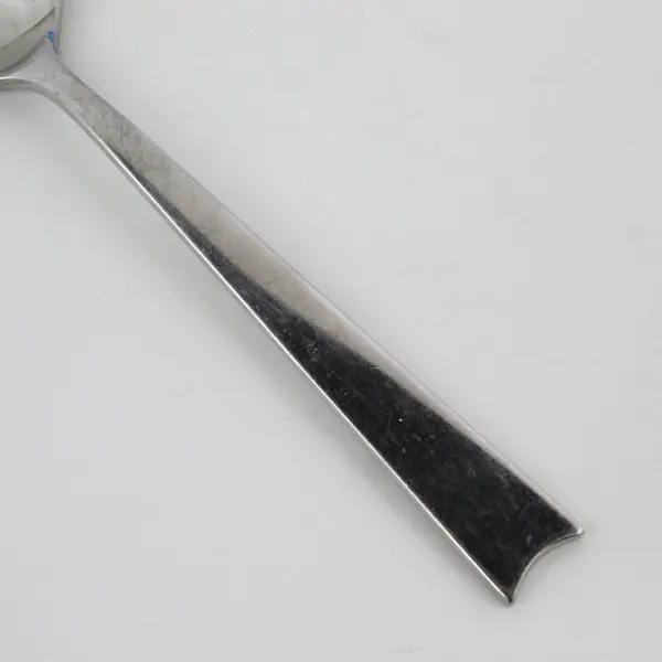 Lot of 2 Pottery Barn Flatware PBN39 Pattern 18/8 SS Soup Spoons 7.5" Rare HTF 