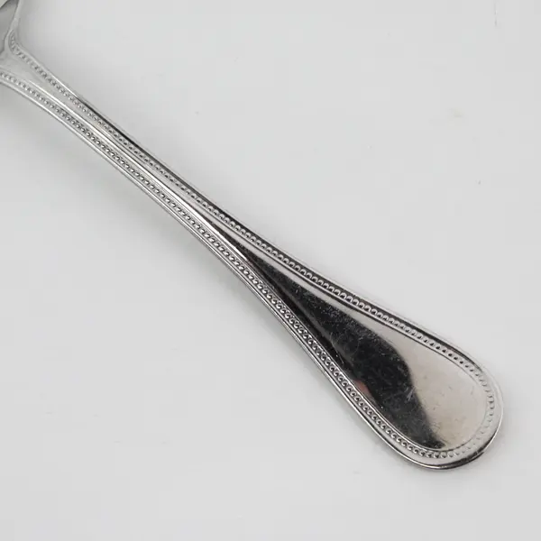 Lot of 2 Pottery Barn PBN23 Pattern 18/8 SS Oval Soup Spoons 8.13" Rare Items