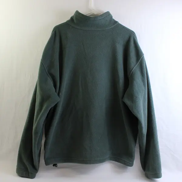 Columbia Men's XL Green Full Zip Fleece Jacket Embroidered Don Morissette Homes