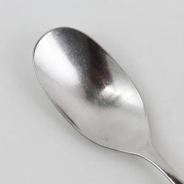 Lot of 3 Pottery Barn Flatware Octo Pattern SS Oval Soup Spoons 7" Rare HTF Item