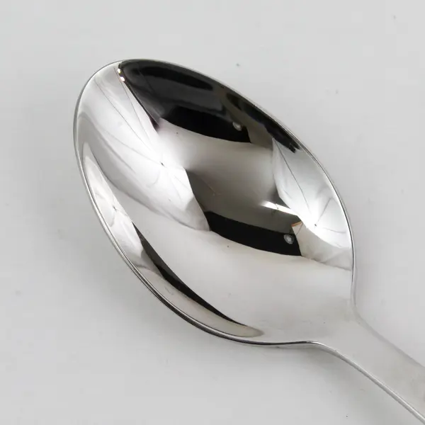 Pottery Barn Flatware Arc Pattern 18/8 SS Oval Soup Spoon 7.5" Rare Good