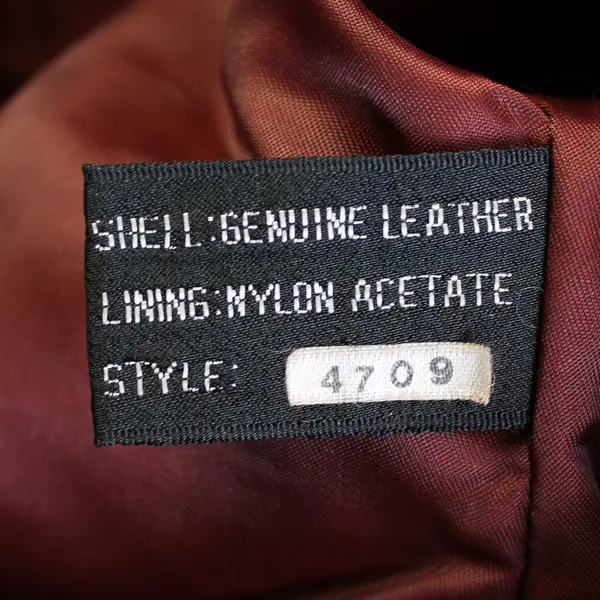 Vintage Wilsons Women's 10 Deep Red 3 Button Front Tie Waist Leather Jacket