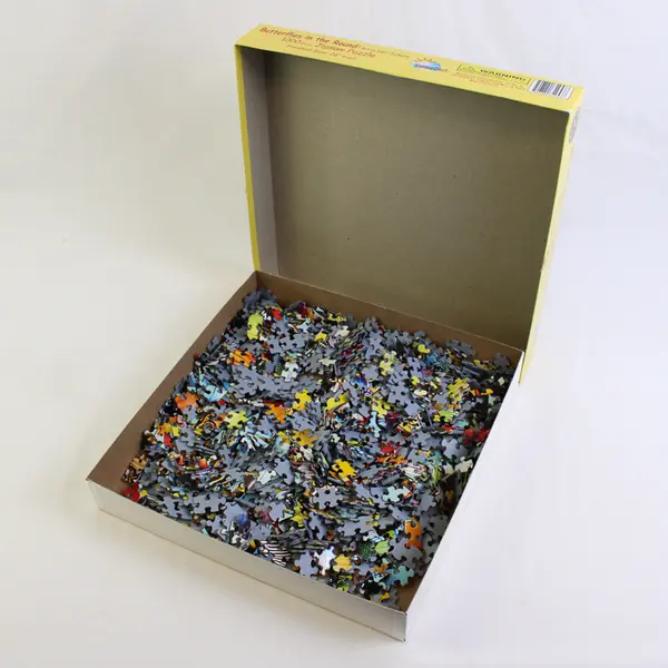 Butterflies in the Round  1,000 pc. Jigsaw Puzzle, #34953, Complete 