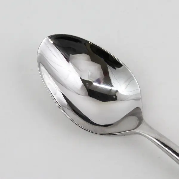 Pottery Barn Flatware Luna Pattern 18/8 SS Oval Shaped Soup Spoon 7.75" Good