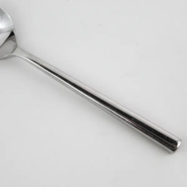 Pottery Barn Flatware Luna Pattern 18/8 SS Oval Shaped Soup Spoon 7.75" Good