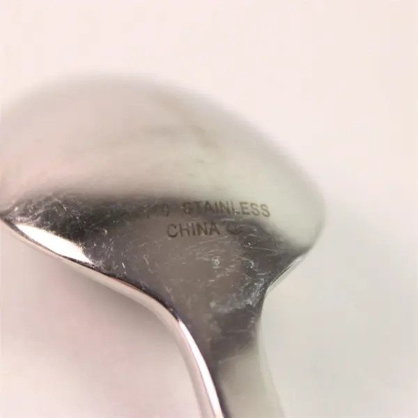 Pottery Barn Flatware Riley Pattern Place 18/10 SS Oval Soup Spoon 8" Good