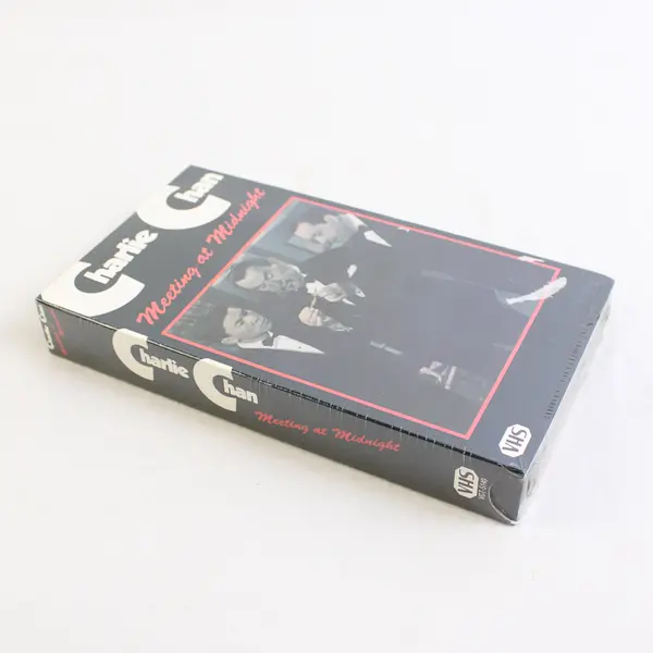 Charlie Chan Meeting at Midnight B&W VHS Tape, 1986 Sealed