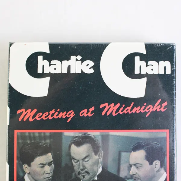 Charlie Chan Meeting at Midnight B&W VHS Tape, 1986 Sealed
