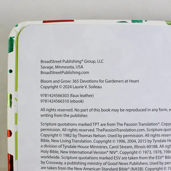 Bloom and Grow 365 Devotions for Gardeners at Heart Laurie V Soileau 2024