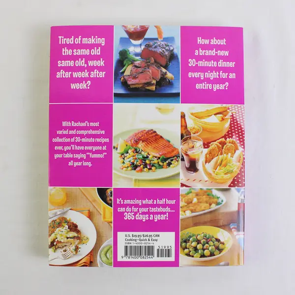 Rachael Ray 365 No Repeats Cookbook 2005 Paperback 1st Edition 30-Minute Meals