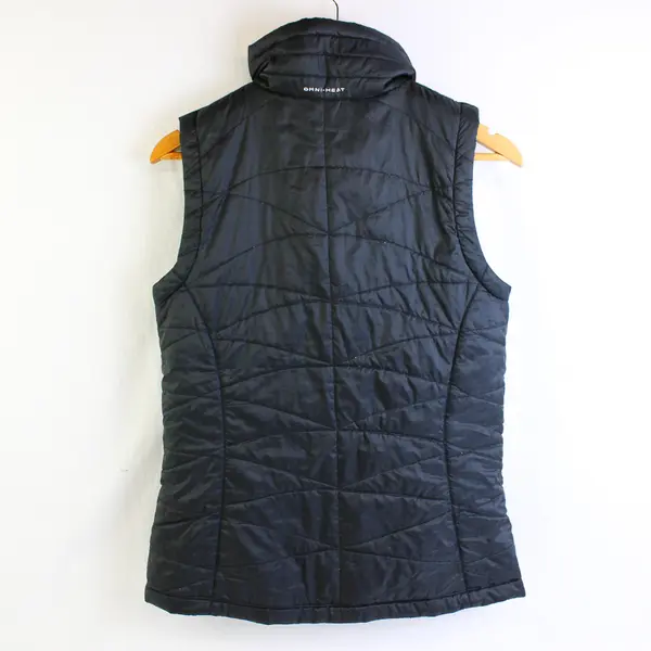 Columbia Women's S Black Omni-Shield/Heat Thermal Comfort Full Zip Vest