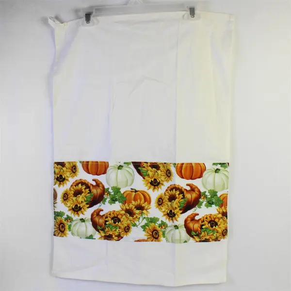 Cotton Kitchen Tea Towel with Fall/Pumpkins Designs