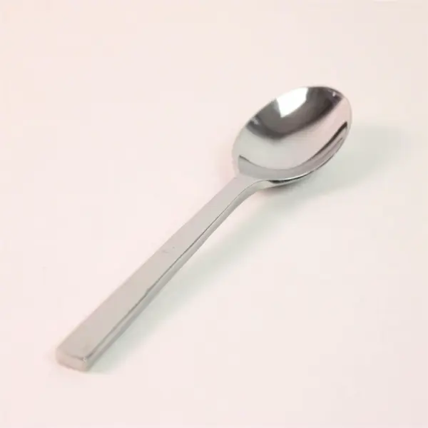 Lot of 4 Oneida Silver Chef's Table Pattern 18/0 SS Teaspoons 6.25" Good