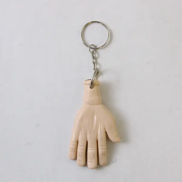 Vintage Flexible Bendable Fingers Hand Keychain - Gag Gift - 3"x1.8"