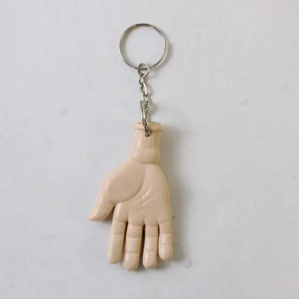 Vintage Flexible Bendable Fingers Hand Keychain - Gag Gift - 3"x1.8"