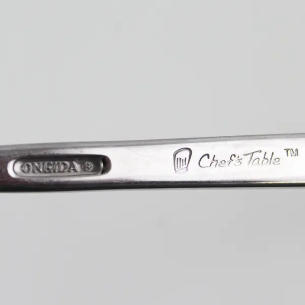 Lot of 7 Oneida Silver Chef's Table Pattern 18/0 SS Teaspoons 6.25" Good