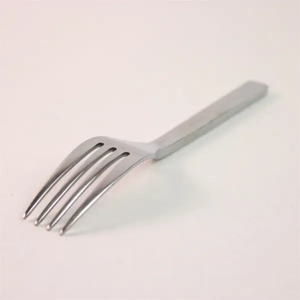 Lot of 6 Oneida Silver Chef's Table Pattern 18/0 SS Dinner Forks 8" Good