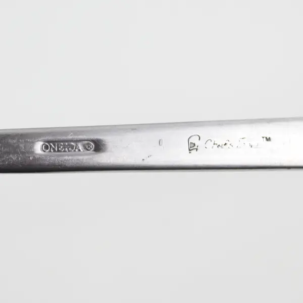 Oneida Silver Chef's Table Pattern 18/0 SS Serving Fork 9" Good Rare HTF Piece