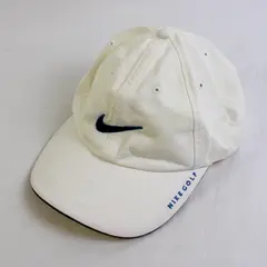Nike Golf Cap w/Dark Blue Nike Swoosh Adjustable Strap Back One Size
