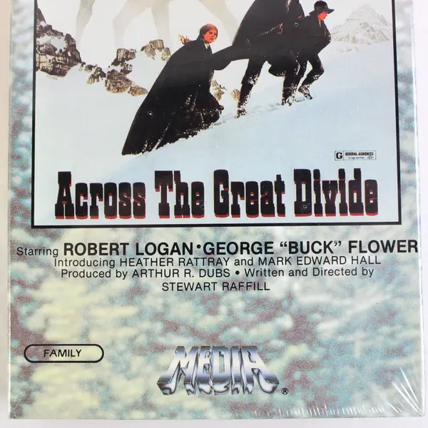 Across the Great Divide VHS Tape, #M206, Sealed 1990