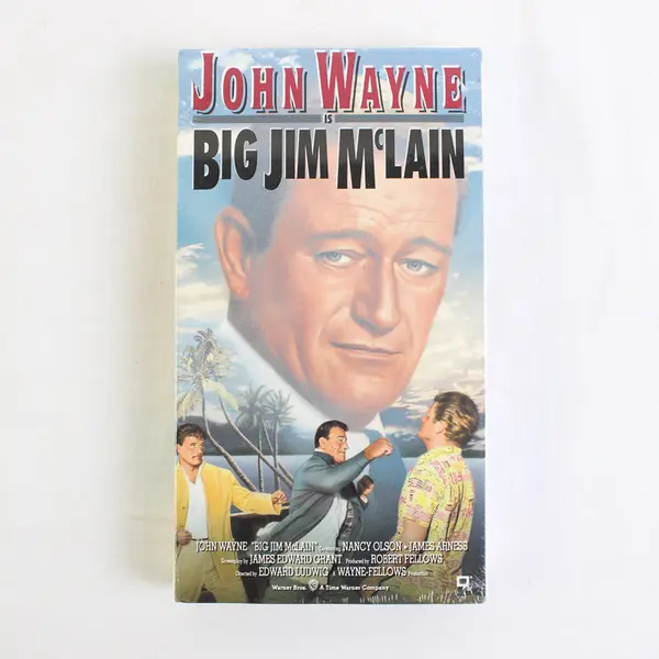 Big Jim McLain VHS Tape, 1991 John Wayne #12156, Sealed 