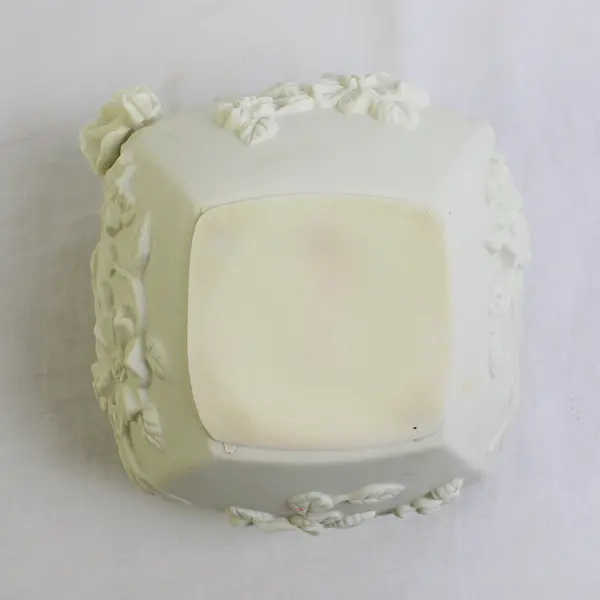 PartyLite White Porcelain Enchantment Fairy Girl Pillar Candle Holder