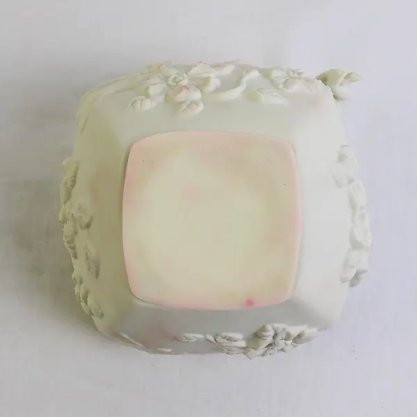 PartyLite White Porcelain Enchantment Fairy Boy Pillar Candle Holder