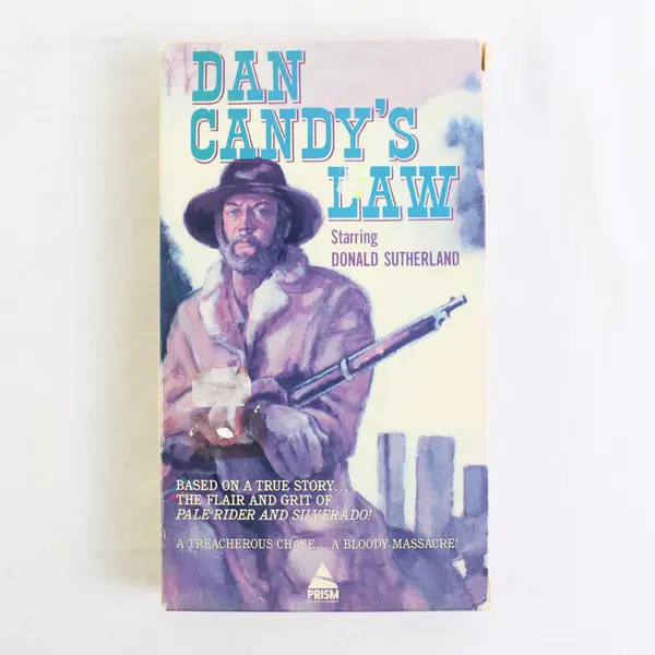 Dan Candy's Law VHS VCR Tape,  1973 Donald Sutherland #2857