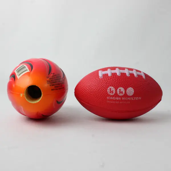 Lot of 4 Balls - 2 Footballs, Tennis Ball & Wiffle Ball, Used