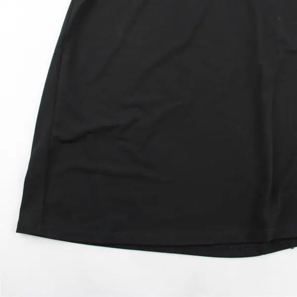 Vtg En Focus Studio Women's 10 Black Embellished Lattice Collar Sleeveless Dress