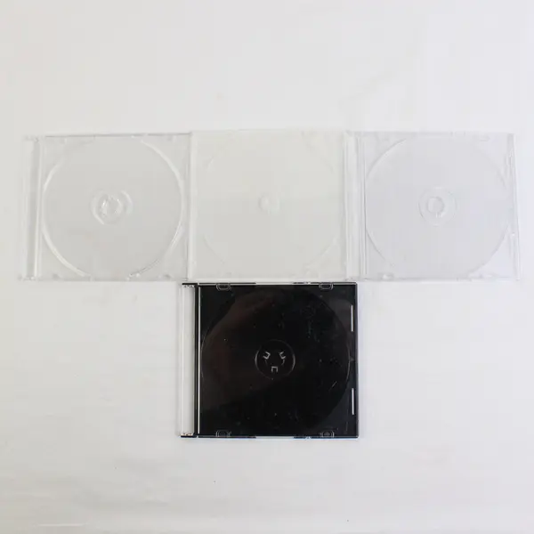 Lot of 16 CD Plastic Jewel Cases, Assorted Colors 