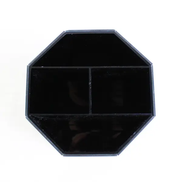 Unbranded Solid Black Color Plastic Rotating Holder Office Supplies