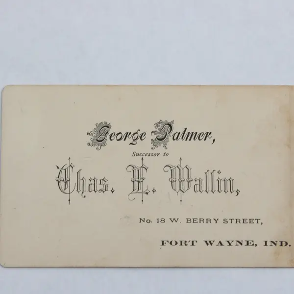 Lot Of 5 Carte De Visite Photo Portraits Fort Wayne Indiana Palmer Barrows