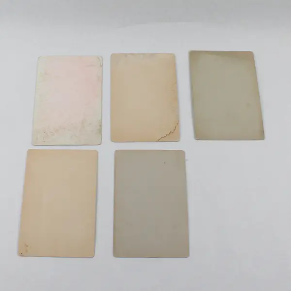 Lot Of 5 Cabinet Card Photo Portraits Nebraska Chicago Portland Oregon