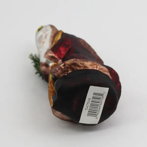 Northwoods Santa Claus Blown Glass Ornament By Linda Lindquist Baldwin