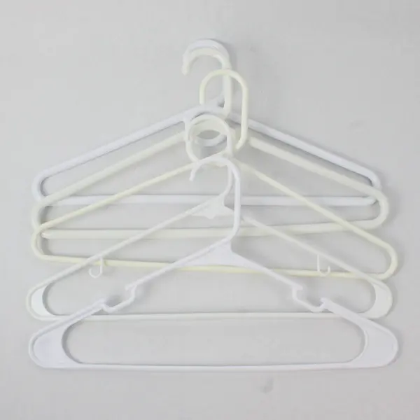 Lot of 14 Plastic Clothes Hangers Assorted Colors 