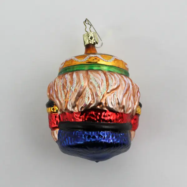 Christopher Radko Mouth Blown Glass Nutcracker Ornament 4"