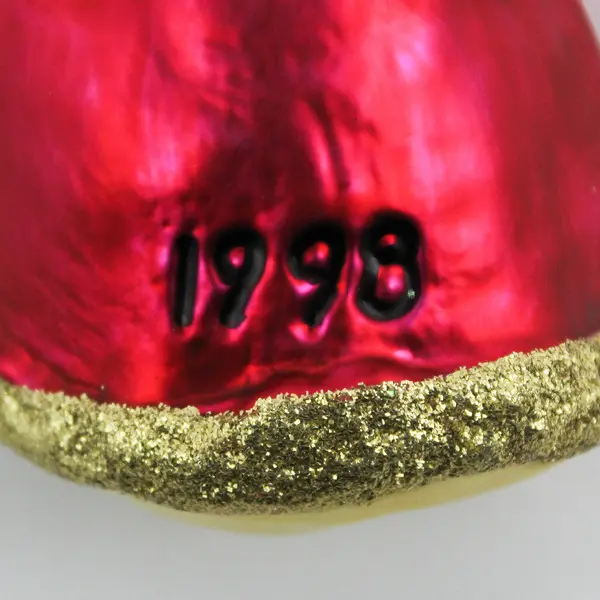 1998 Old World Christmas  Bountiful Santa Claus Inge Glass Ornament 