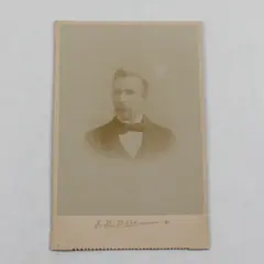 Older Man Cabinet Card Portrait Photo J.N. Hobbs McMinnville Oregon