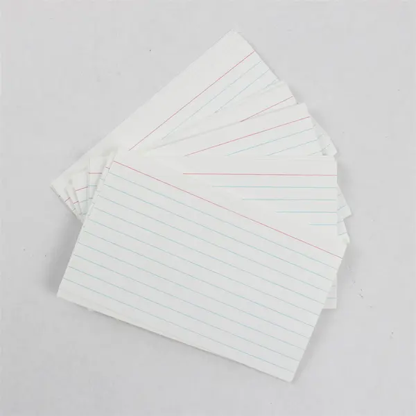 Lot of 2 Index Card Organizer w/ Dividers & Divider Tabs Set